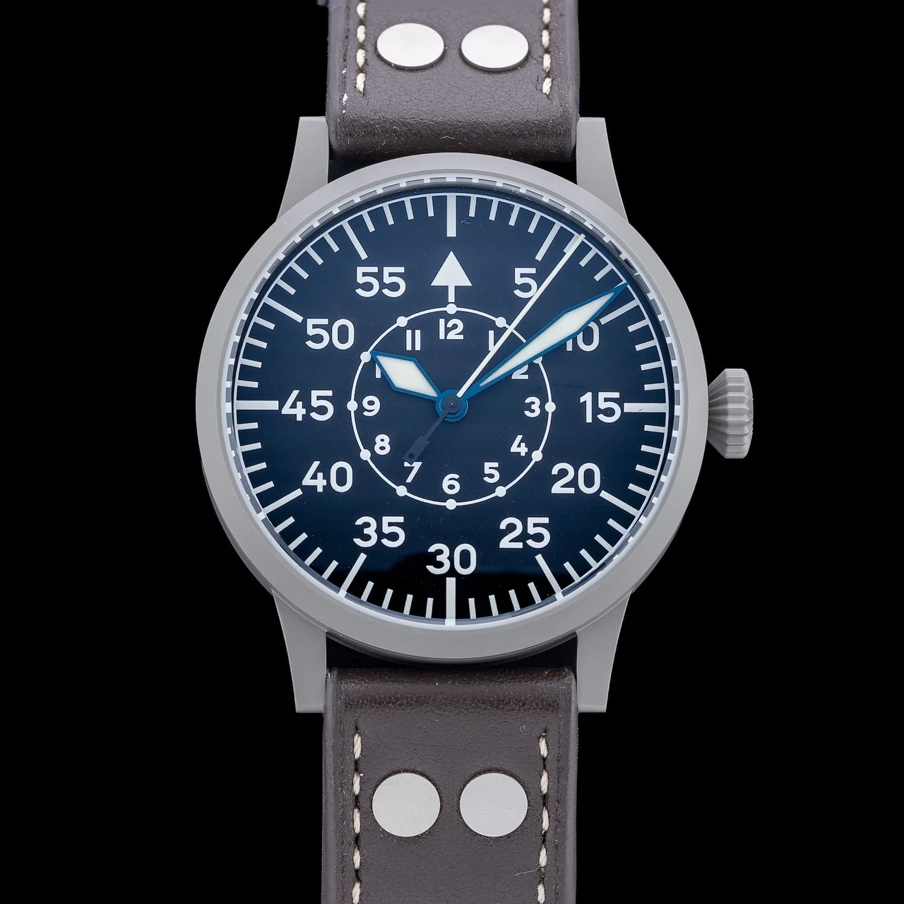 Laco Pilot Watch Original Friedrichshafen 861753 210009N43178 45 mm kol saati