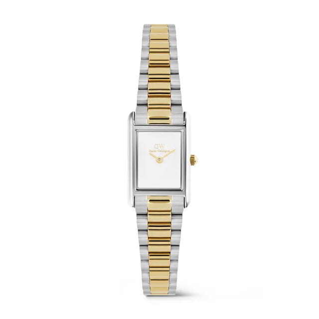 DANIEL WELLINGTON Bound Mini 3-Link Two Tone Gold DW00100932 kol saati