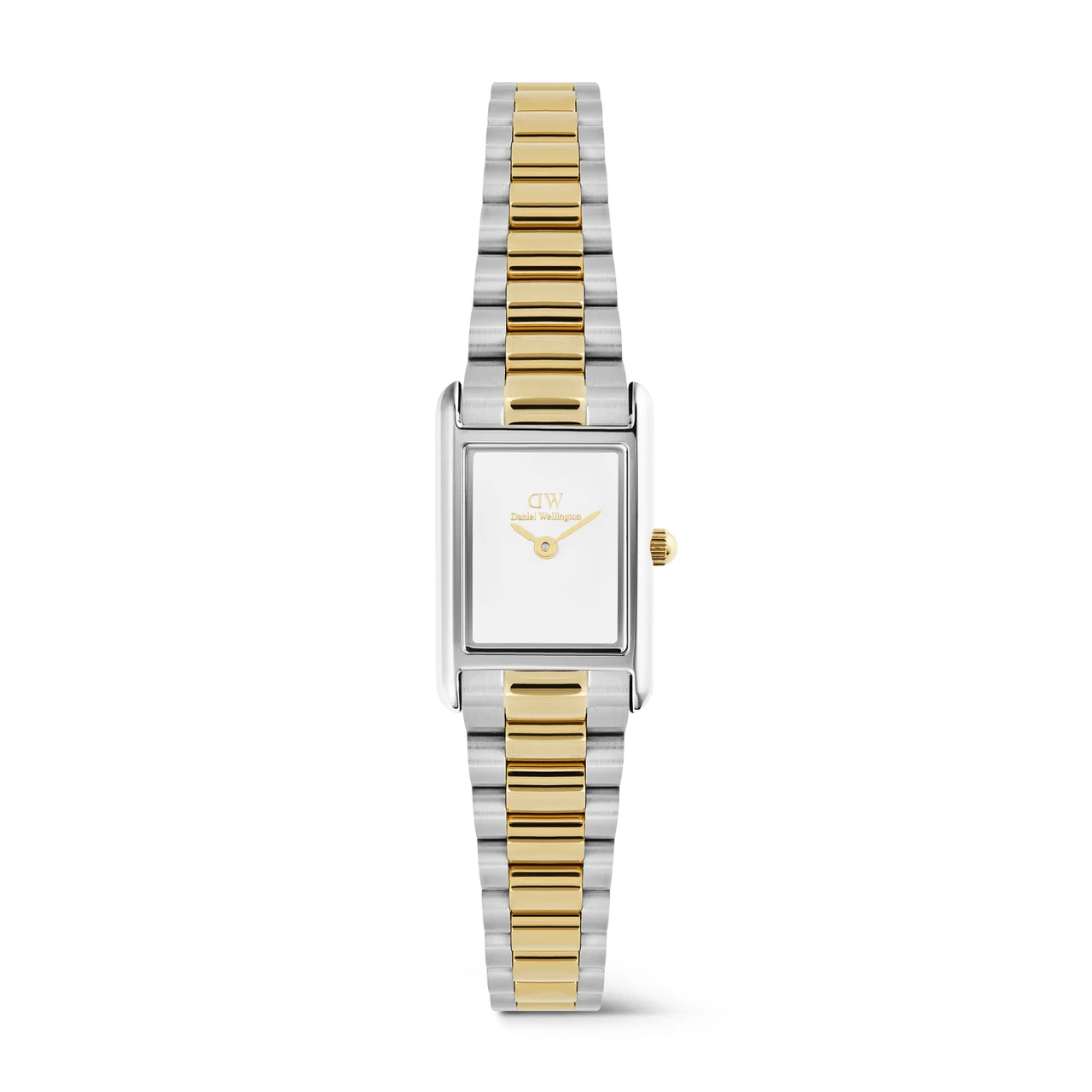 DANIEL WELLINGTON Bound Mini 3-Link Two Tone Gold DW00100932 kol saati