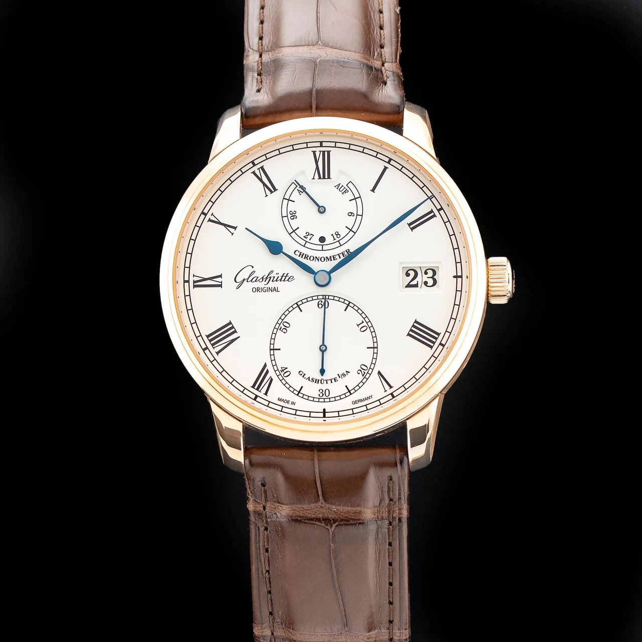 Glashutte Original Glashütte Original 1-58-01-02-05-30 Senator Chronometer 210009N32935 kol saati