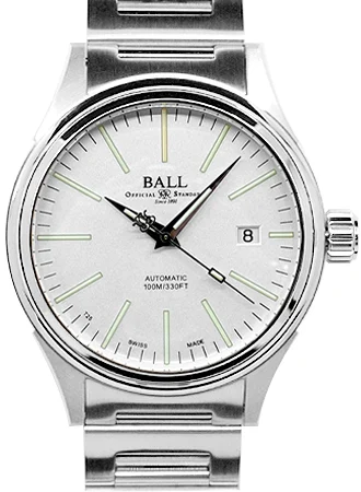 Ball Watch Co. Fireman Enterprise Silver Ref. NM2098C-S20J-WH NM2098C-S20J-WH/BALL kol saa
