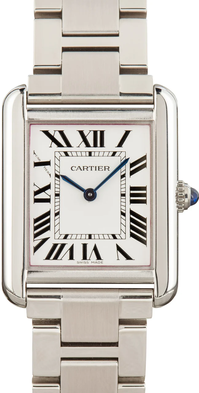 Cartier Tank Solo Small Model Silver Dial W5200013 31 mm kol saati