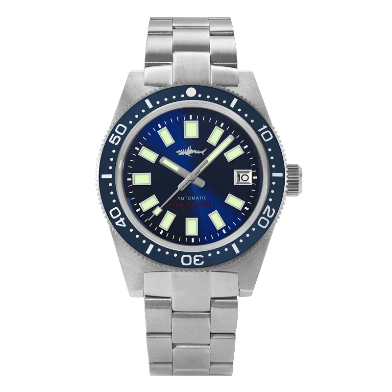 Heimdallr Diver Automatic Watch 海米德-元祖-蓝-钢带855 49 mm kol saati