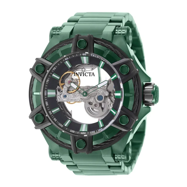 Invicta Bolt Phantom Automatic Watch - 52mm, Green (50784) kol saati