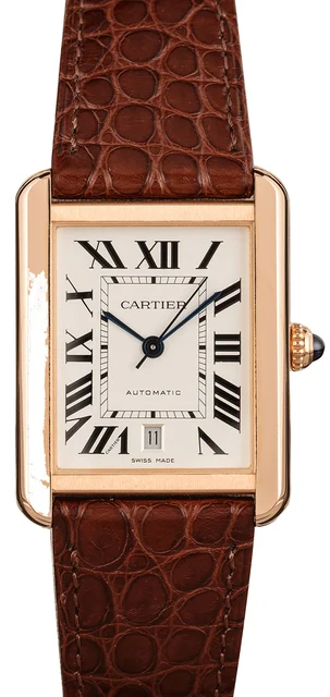 Cartier Tank Solo W5200026 Pink Gold kol saati