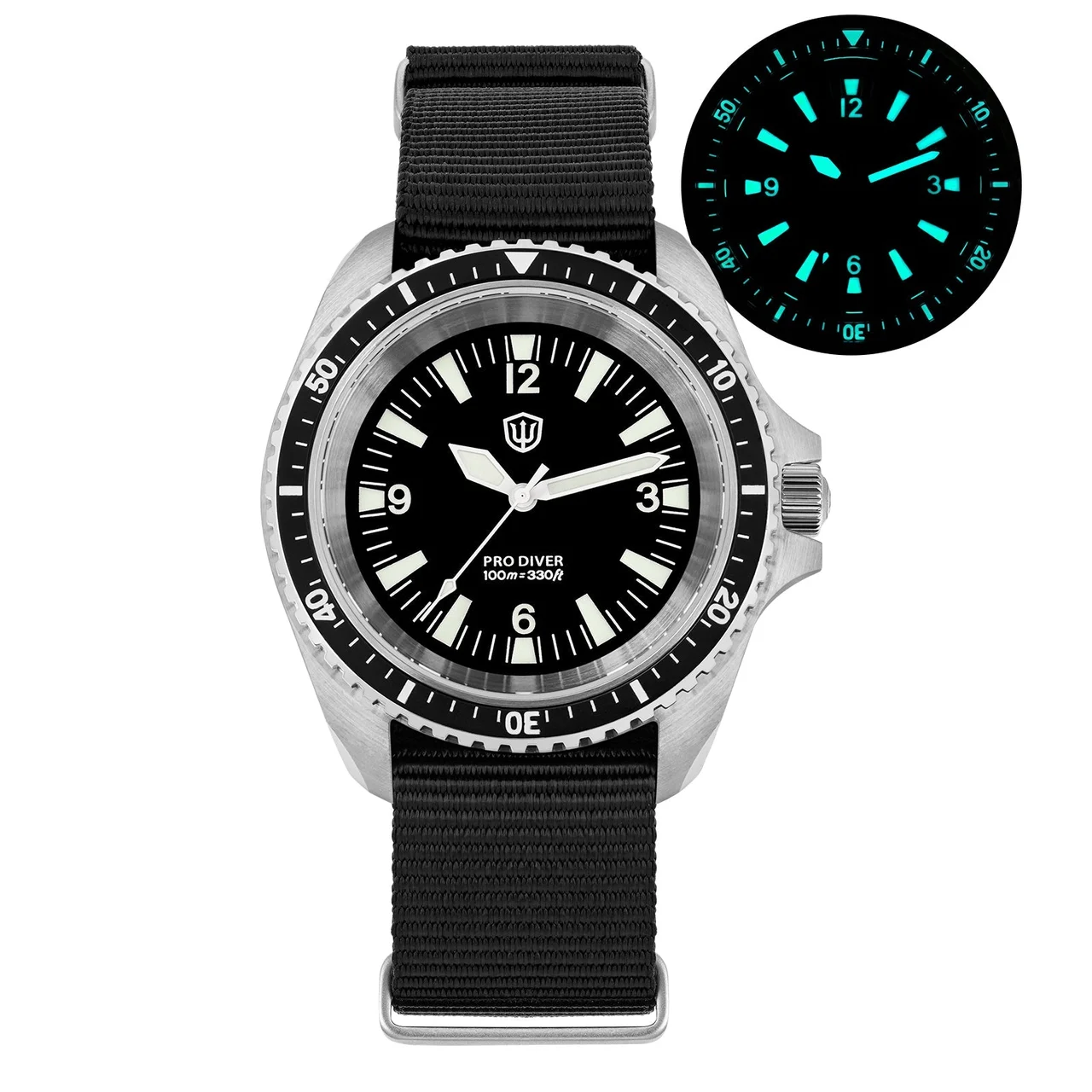 Watchdives Military Diver Watch V3 eu-pre-owned-watchdives-wd1980-vh31-military-diver-watch-v3 45.5 mm kol saati