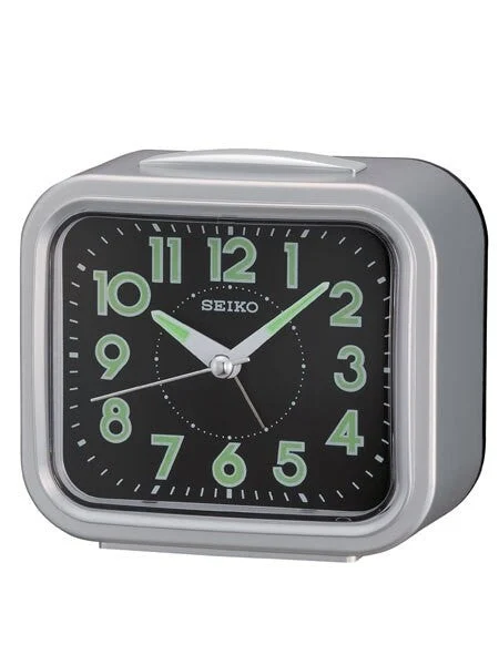 Seiko Alarm Clock with Snooze Bar and Quiet-Sweep #QHK023SLH kol saati