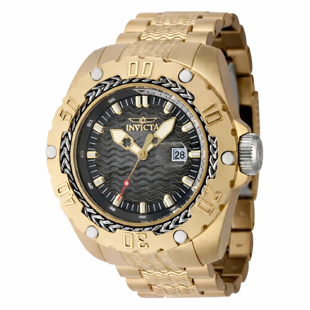 Invicta Excursion Driftage Watch - 52mm, Gold (47742) kol saati
