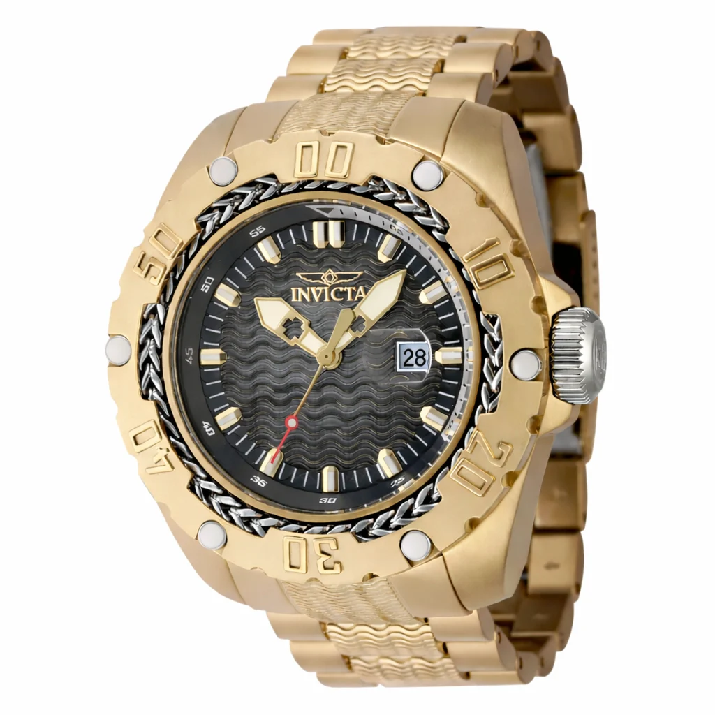 Invicta Excursion Driftage Watch - 52mm, Gold (47742) 52 mm kol saati