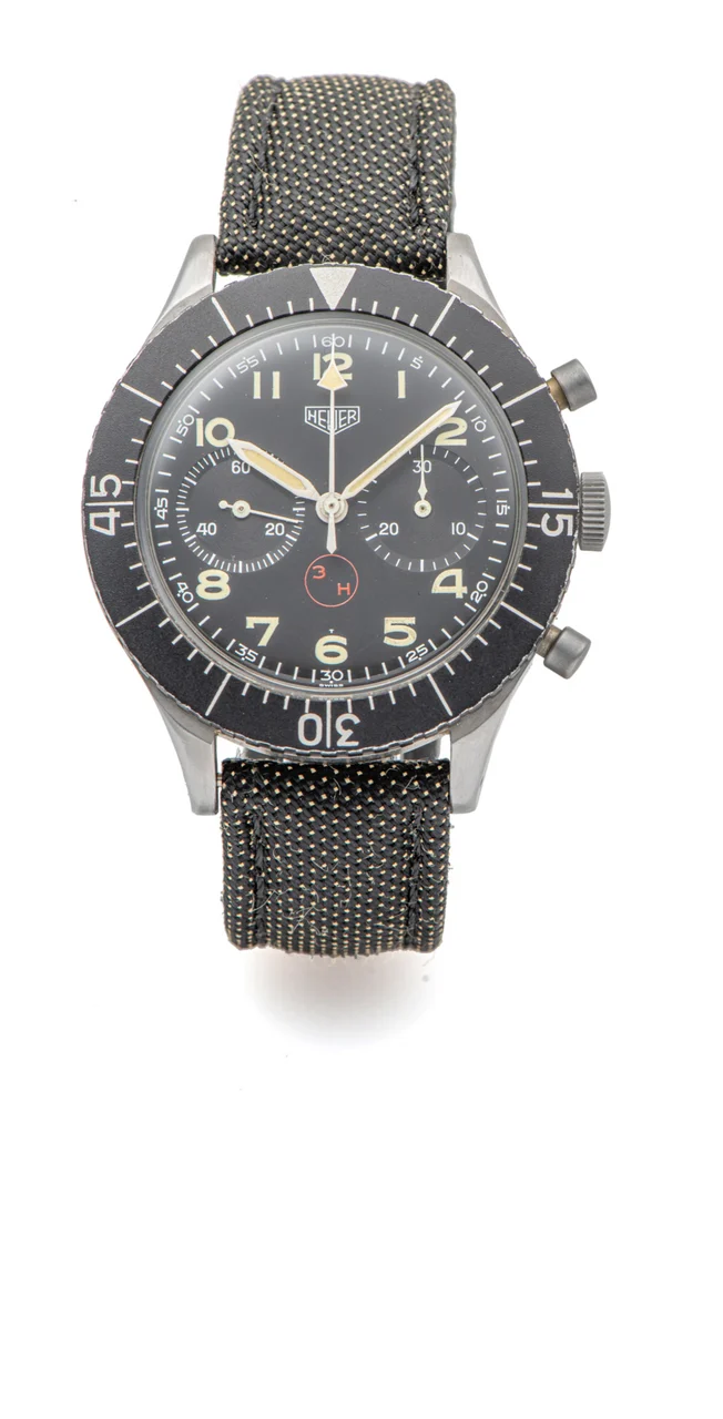 Heuer Bund HEUER BUND, REF. 1550, BUND, CHRONOGRAPH STEEL kol saati