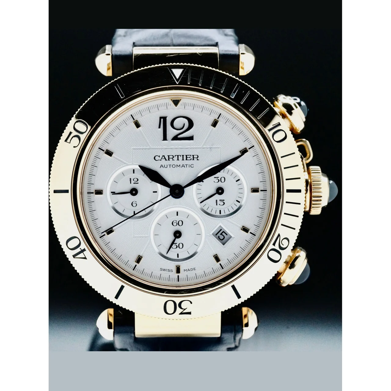 Cartier Pasha Yellow Gold 210000050030 41 mm kol saati