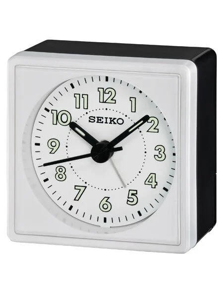 Seiko Alarm Clock with Quiet-Sweep #QHE083WLH kol saati