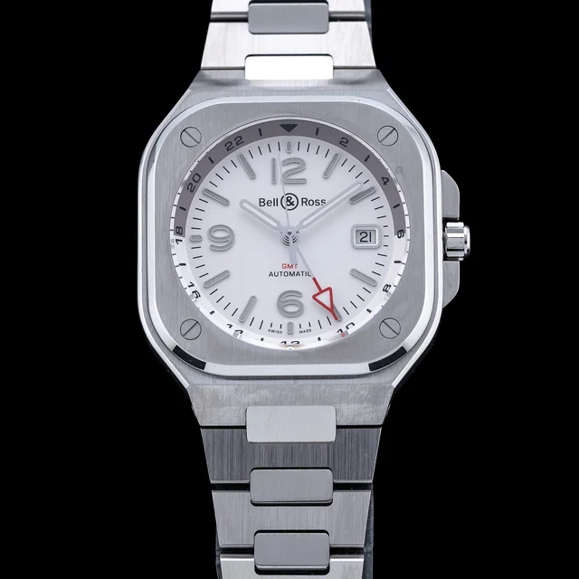 Bell & Ross GMT Silver Steel BR05G-SI-ST/SST NAP210009N3767 kol saati