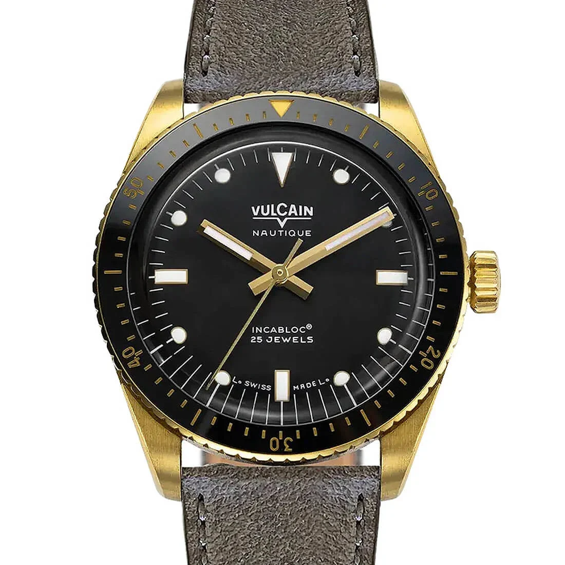 Vulcain Skindiver Nautique 42919 38 mm kol saati