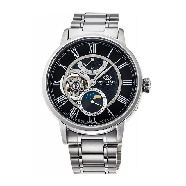 Orient Star Moon Phase ORRE-AM0004B kol saati
