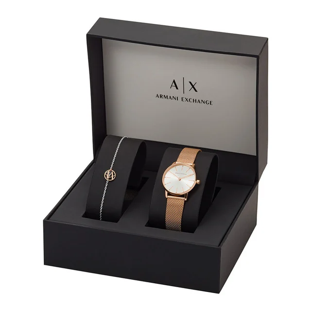 Armani Exchange Bileklik Seti AX7121 kol saati