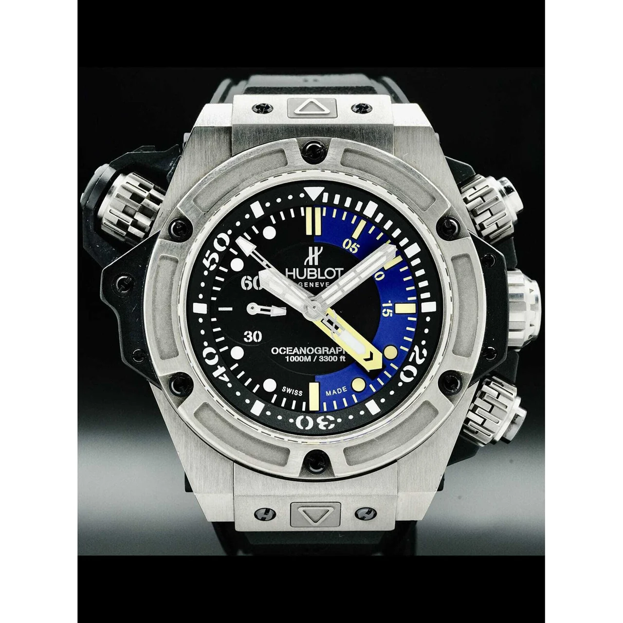 Hublot King Power Oceanographic 1000 Titanium 48mm 732.NX.1127.RX 210000034533 48 mm kol saati