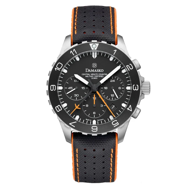 Damasko Chronograph with a Stopwatch and a 12-hour Totalizer #DC86/2-Or kol saati