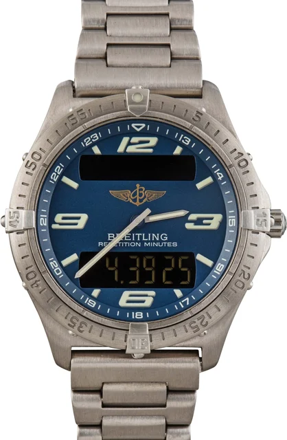 Breitling Aerospace EVO Titanium Blue Dial E6536210/C292 kol saati