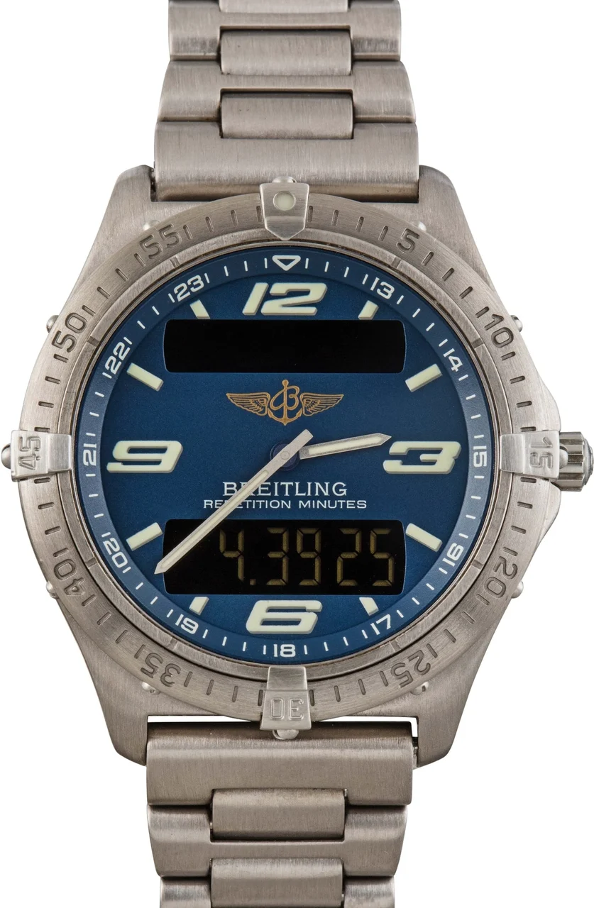 Breitling Aerospace EVO Titanium Blue Dial E6536210/C292 kol saati