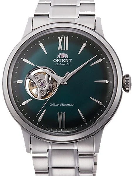 Orient Helios Open-Heart Automatic Dress Watch with Bracelet #RA-AG0026E10A kol saati