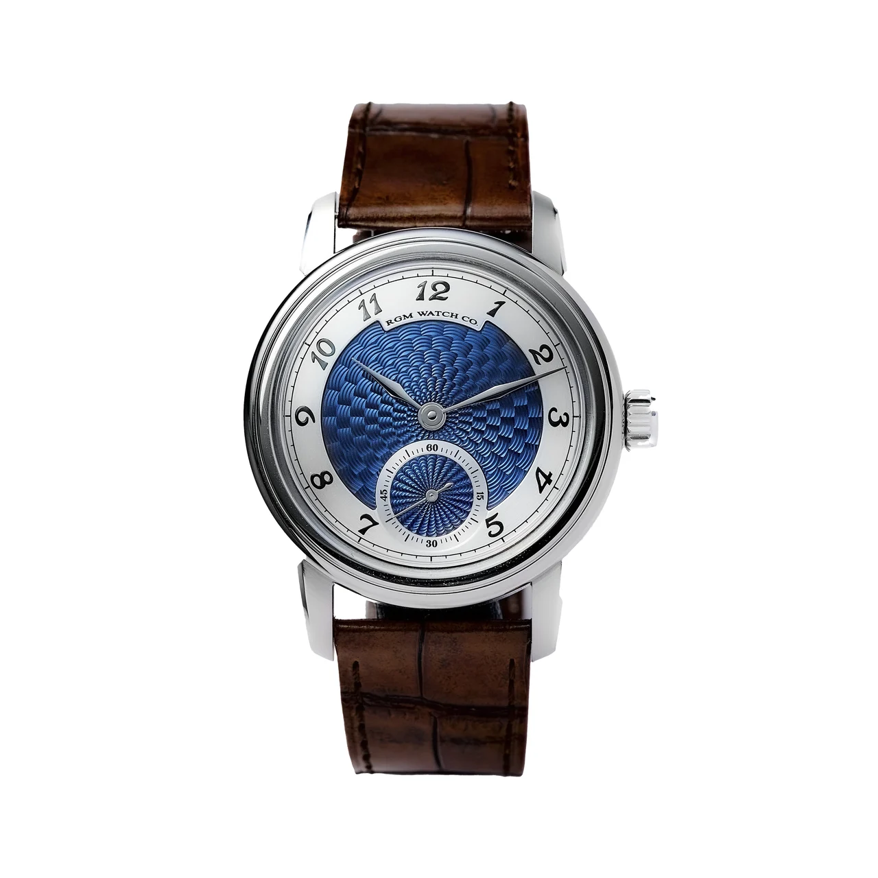 Rgm Teddy Baldassarre Edition 39mm – Blue on Leather Strap RGM-501-Teddy 39 mm kol saati