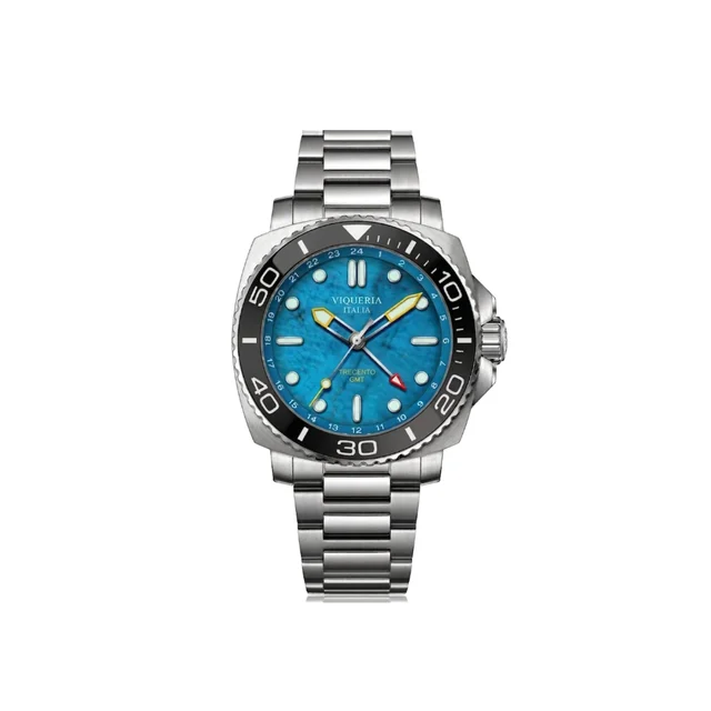 Viqueriawatches Trecento – Ocean Jasper kol saati