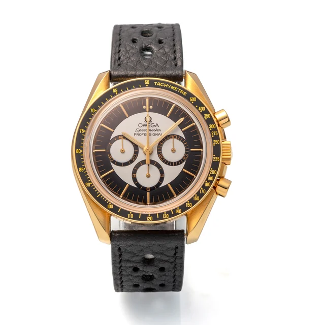 OMEGA OMEGA, REF. 145.0122, SPEEDMASTER "GOLDEN PANDA", No. 00/40, PROTOTYPE DIAL, YELLOW