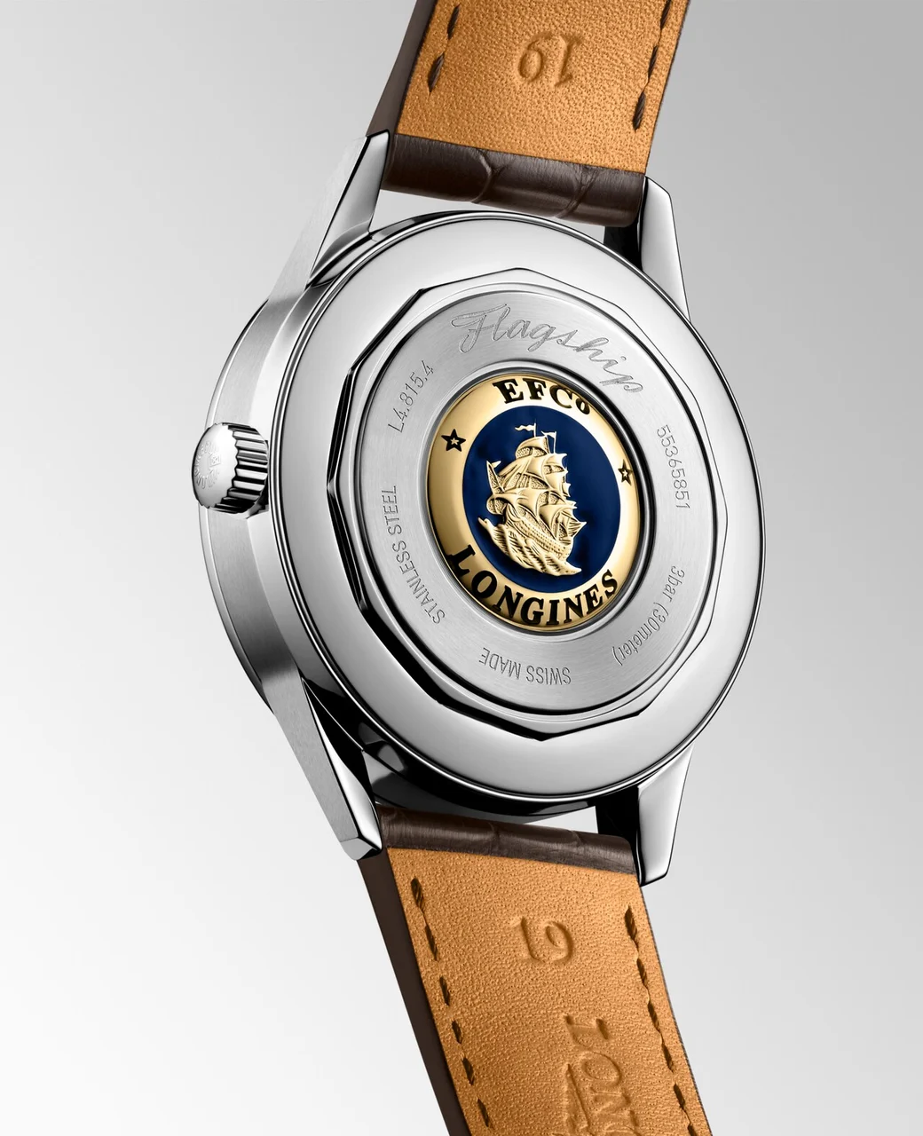 Longines Flagship Heritage Moonphase L4.815.4.62.2 38.5 mm kol saati