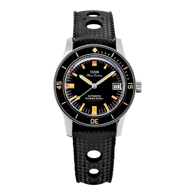 THORN Titanium 50-Fathoms Dive Watch 西流-T006-钛五十寻-梭子鱼-830 kol saati