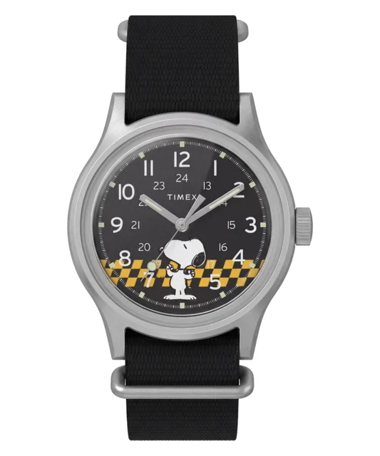 Timex Peanuts® x MK1® 36mm Fabric Strap Watch TW2Y85400 kol saati