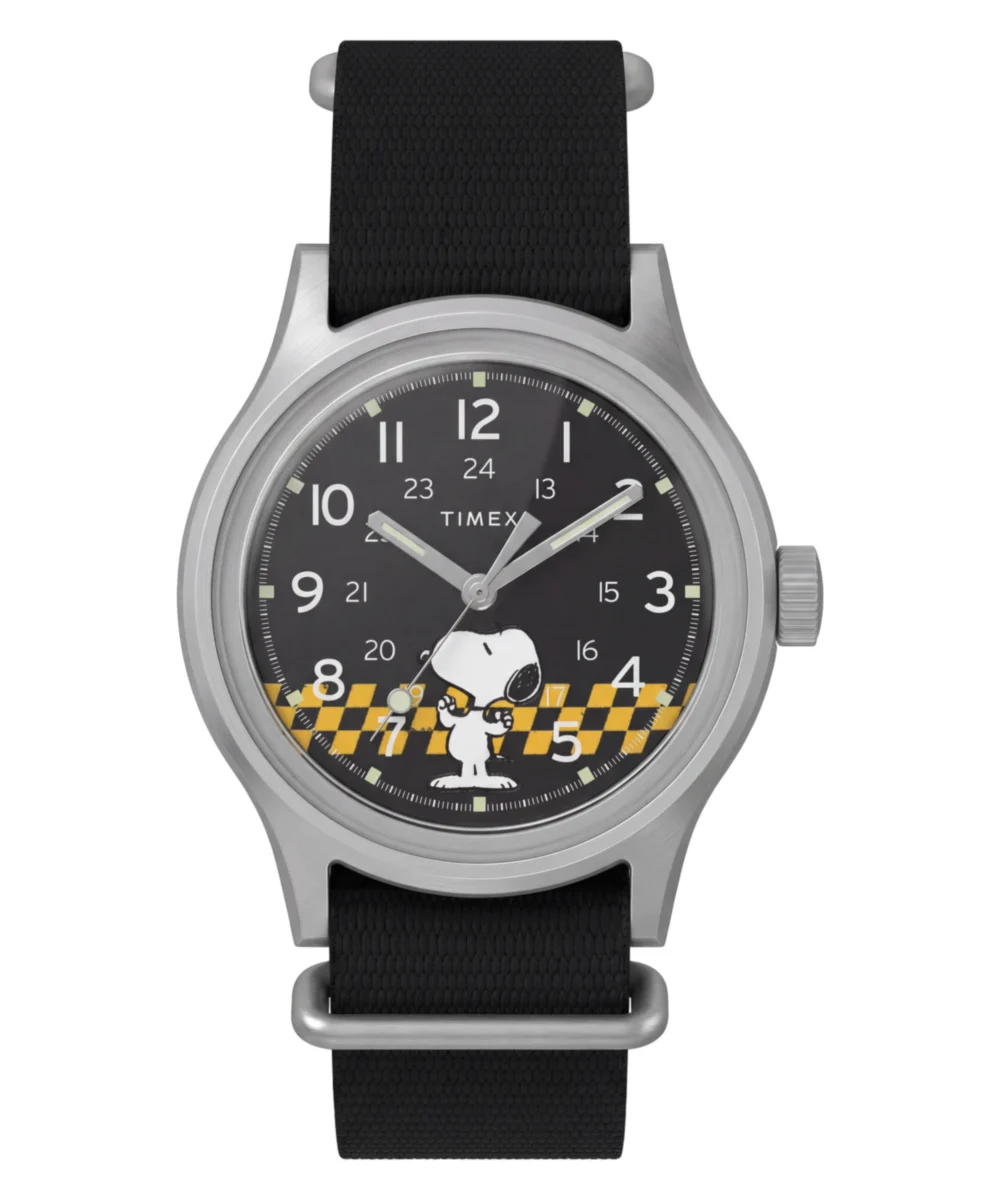 Timex Peanuts® x MK1® 36mm Fabric Strap Watch TW2Y85400 36 mm kol saati