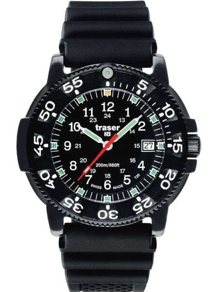 Traser Black Storm Pro Tactical Edition Black PVD Watch #P6504.930.35.01 kol saati