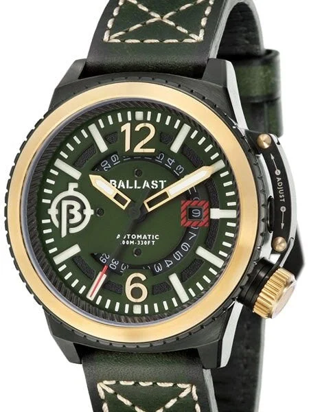 Ballast Trafalgar Automatic Watch with Unique Bezel System #BL-3133-0A 46.5 mm kol saati