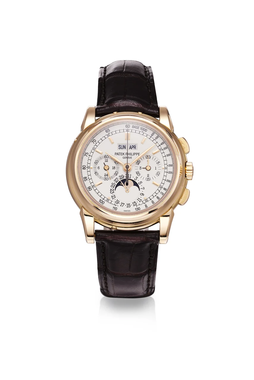 Patek Philippe PATEK PHILIPPE REF 5970R CHRONOGRAPH PERPETUAL CALENDAR PINK GOLD kol saati