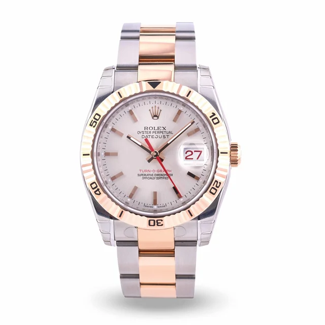 Rolex ROLEX, REF. 116261, DATEJUST TURN-O-GRAPH, STEEL AND PINK GOLD kol saati