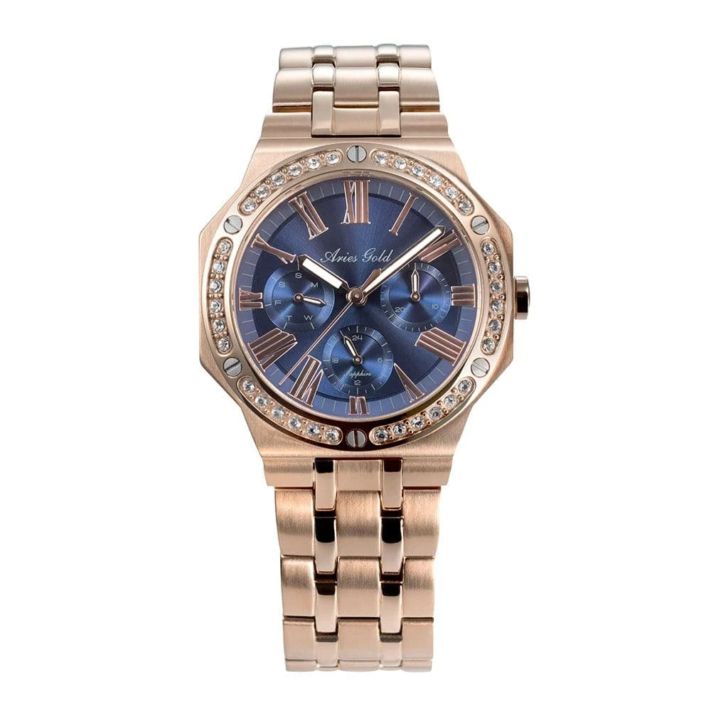 Aries Gold Enchant L 1160 RG-BU 34 mm kol saati