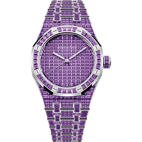 Audemars Piguet Selfwinding Amethyst "50th Anniversary" 15554BC.AY.1274BC.01 37 mm kol saati