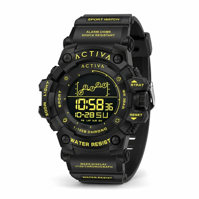 Activa Summit X Invicta Digital Watch - 50mm. Black (ACW8082-026) kol saati