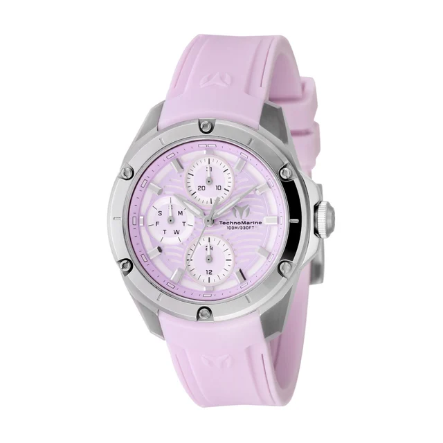 Technomarine Open Box Oceanico Watch - 36mm, Light Purple (AIC-TM-325003) kol saati