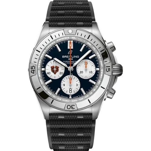 Breitling Chronomat B01 42 NFL Chicago Bears Edition AB01342B1C5S1 kol saati