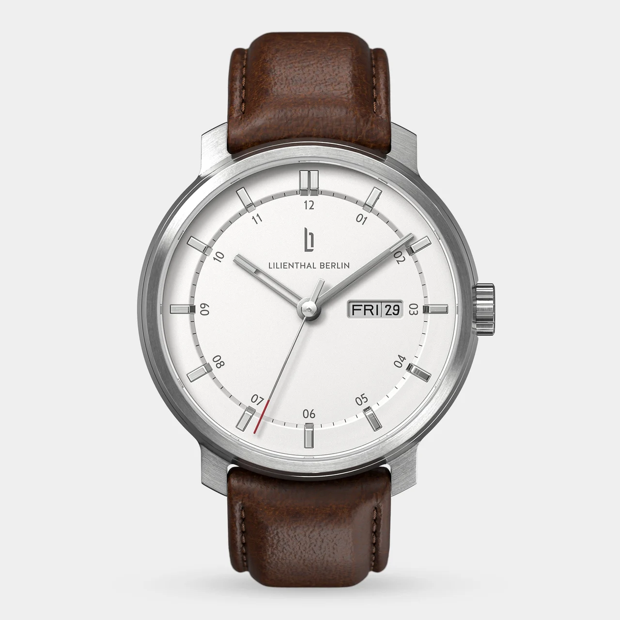 Lilienthal Berlin Neolux Day Date N2-001-CB046AB 42 mm kol saati