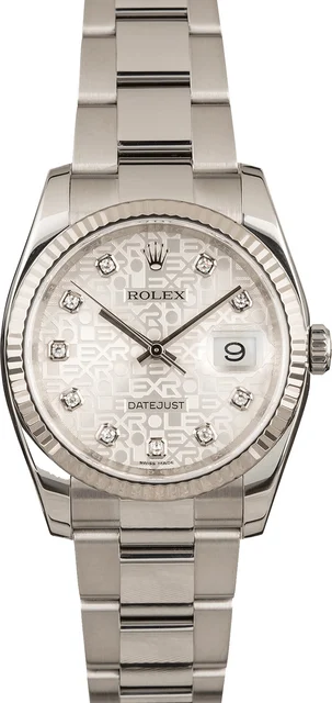 Rolex Datejust 116234 Silver Jubilee Dial 116234SJDO kol saati