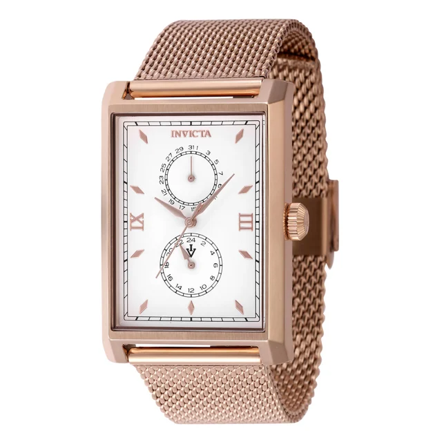 Invicta Vintage Elogia Watch - 40 mm. Rose Gold (46861) kol saati