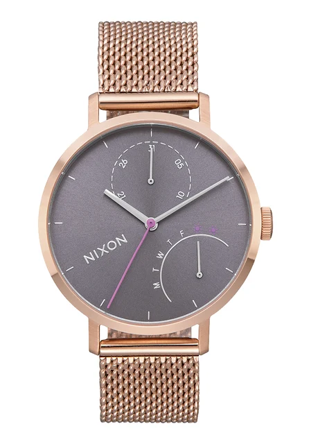 Nixon US Clutch - All Rose Gold / Gray A1166-2618-00 kol saati