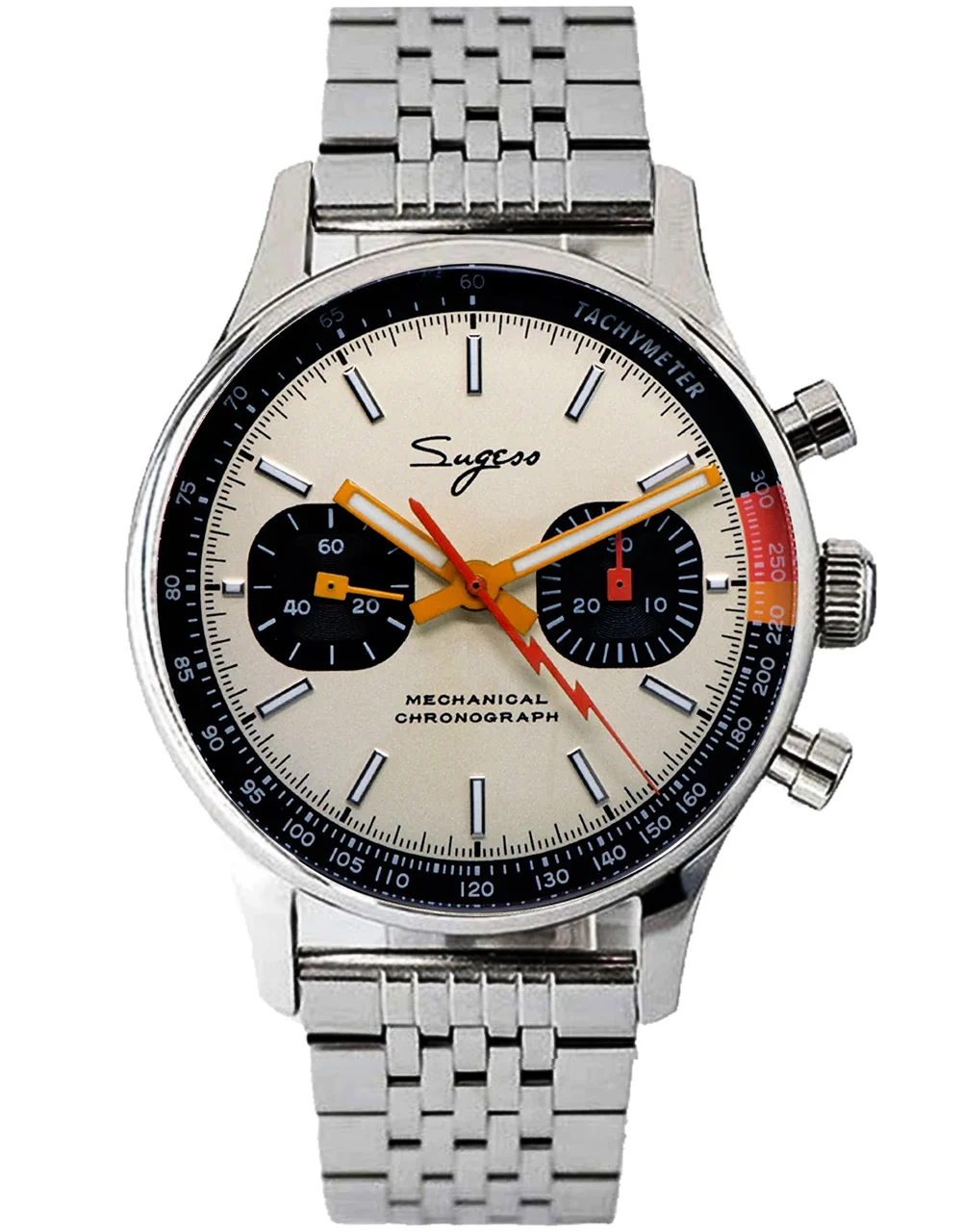 Sugess Chrono Heritage SUCHP005S V2 40 mm kol saati