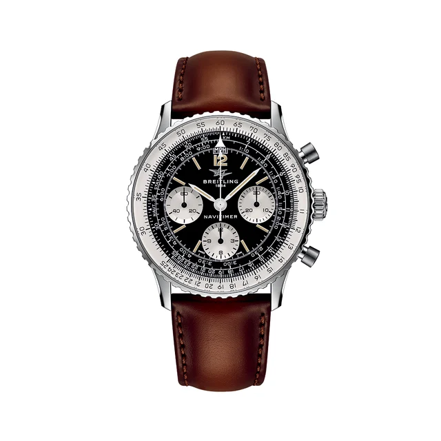 Breitling Navitimer B09 Chronograph Miles Davis Limited Edition 41mm - Black on Leather St