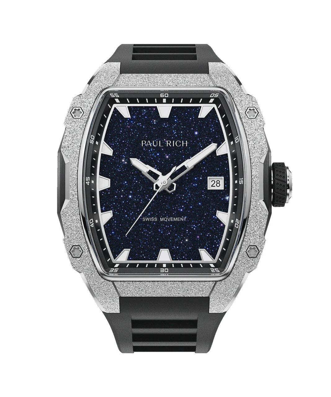 Paul Rich Astro Classic 5188Asilverblack 43 mm kol saati