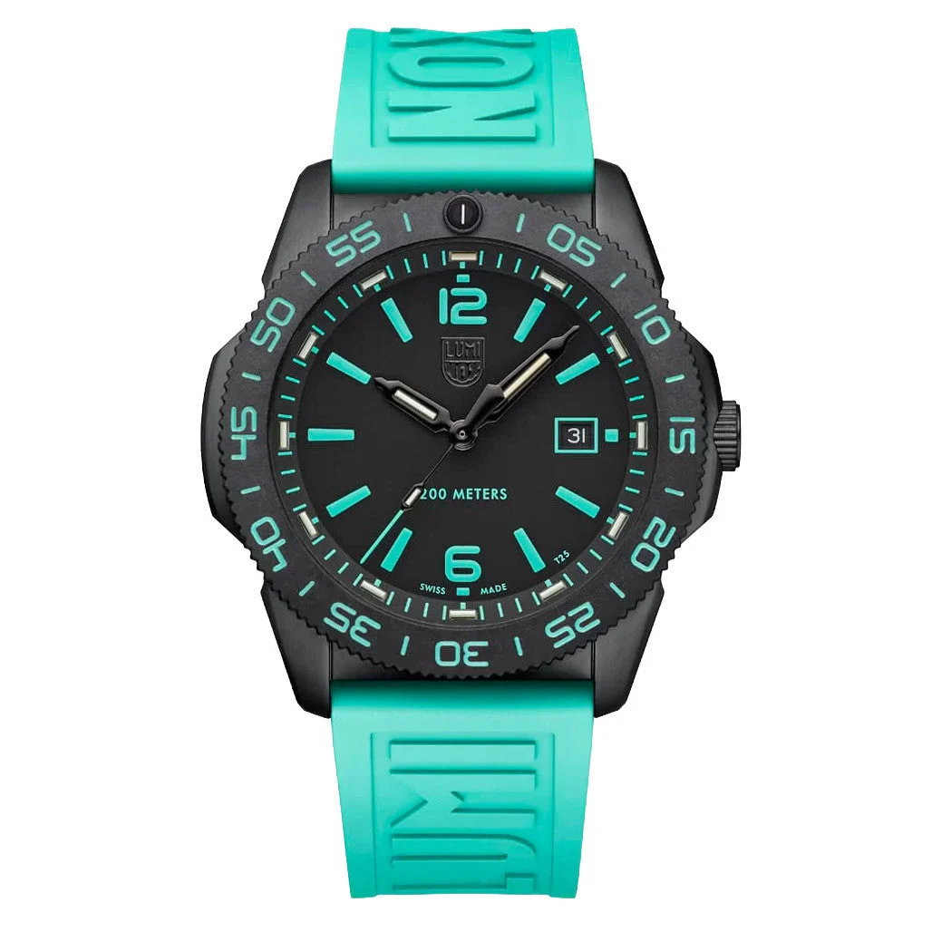 Luminox Pacific Diver Transformative Teal Watch #XS.3124.N.SET 44 mm kol saati