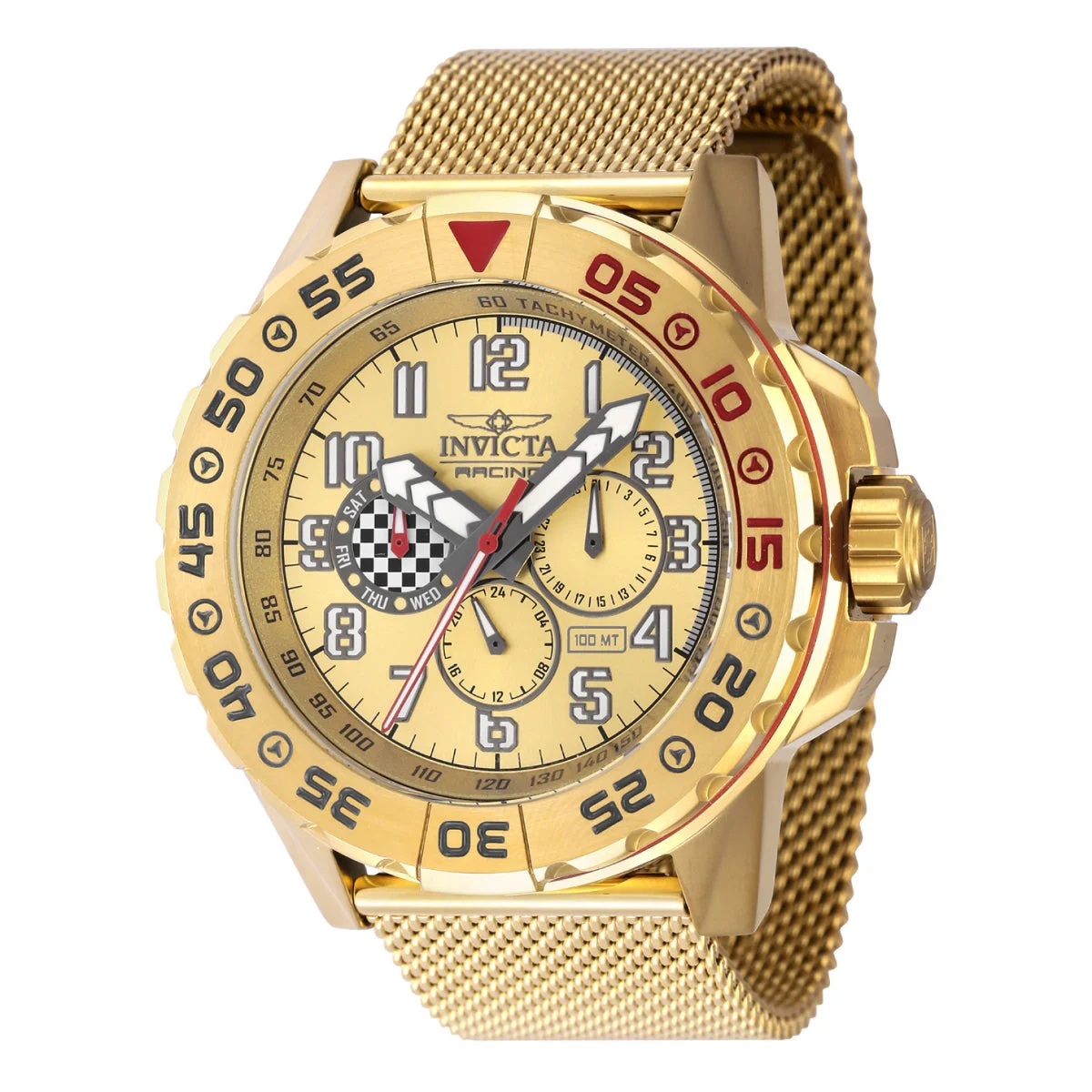 Invicta Racing Watch - 48mm, Gold (47216) 48 mm kol saati